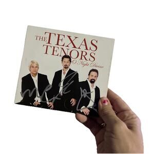 The Texas Tenors O Night Divine CD Signed H75